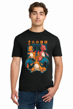 Load image into Gallery viewer, Pokemon Charmander Evolution Charizard Adult Unisex T-Shirt: L