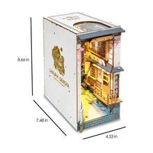 Load image into Gallery viewer, DIY Miniature House Book Nook Kit: Sakura Densya