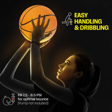 Load image into Gallery viewer, Rechargeable Light Up Basketball Ball