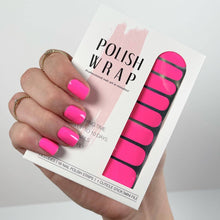 Load image into Gallery viewer, Neon Pink Nail Art Polish Wrap Kit