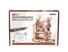 Load image into Gallery viewer, DIY Wooden Puzzle: Classic Printing Press