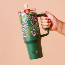 Load image into Gallery viewer, 40 oz Lifestyle Flip Straw Tumbler-Jolly Sprig