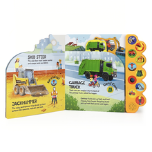 Load image into Gallery viewer, Dig It! Dump It! Build It! Construction 10-ButtonSound Book