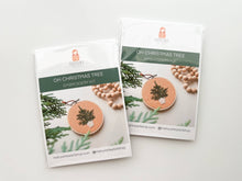 Load image into Gallery viewer, Christmas tree embroidery kit, beginner embroidery DIY kit