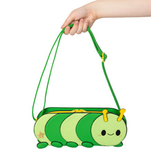 Load image into Gallery viewer, Squishable Caterpillar Crossbody Purse