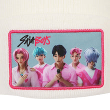 Load image into Gallery viewer, KPop Demon Hunters Saja Boys White Cuff Knit Beanie