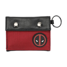 Load image into Gallery viewer, Marvel Deadpool Tri-fold Keyring Wallet