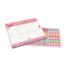 Load image into Gallery viewer, Hello Kitty College Letters Weekly Desk Pad