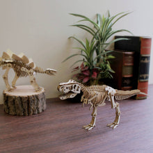 Load image into Gallery viewer, wa-gu-mi T-Rex (Tyrannosaurus) Wooden 3D Puzzle Kit