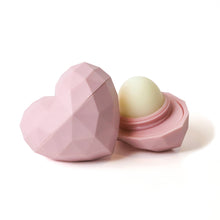 Load image into Gallery viewer, Pink Heart Lip Balm100% Natural: Pink / Clear Plastic Box / Wildberry
