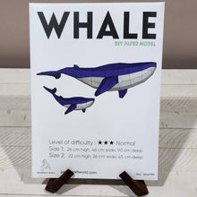 Load image into Gallery viewer, Whale Origami Model