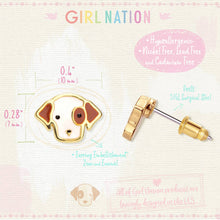 Load image into Gallery viewer, Perky Puppy Cutie Stud Earrings