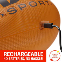 Load image into Gallery viewer, Rechargeable Light Up Football - Glow in The Dark Ball