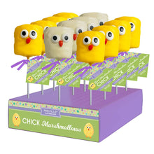 Load image into Gallery viewer, Giant Marshmallow Pops - Yellow & White Chicks