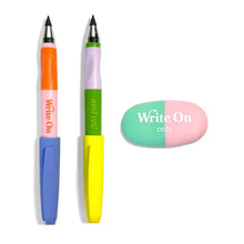 Load image into Gallery viewer, Write On: Graphite Pencils + Eraser