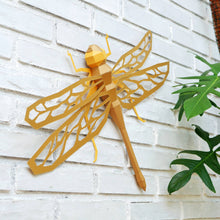 Load image into Gallery viewer, Dragonfly Papercraft Origami Wall Art
