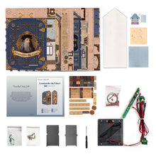 Load image into Gallery viewer, DIY Book Nook Kit: Leonardo da Vinci w/ Dust Cover