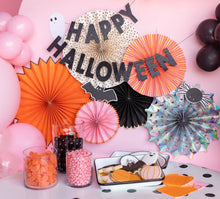 Load image into Gallery viewer, Happy Haunting Party Fans 6 set
