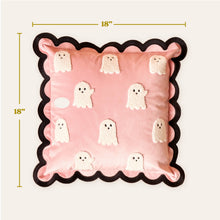Load image into Gallery viewer, Scalloped Square Throw Pillow-Boo Crew