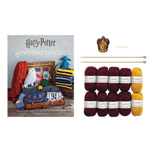 Load image into Gallery viewer, Harry Potter Knitting Magic Gift Set: Gryffindor Scarf