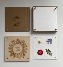 Load image into Gallery viewer, Flower Press Kit - Pressed Floral Accessories: White