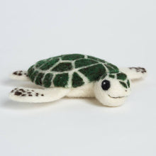 Load image into Gallery viewer, Baby Sea Turtle Mini Needle Felting Kit