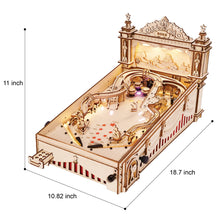 Load image into Gallery viewer, Mechanical Wooden Puzzle: Pinball Machine