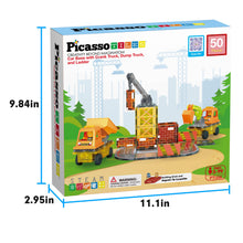 Load image into Gallery viewer, Magnet Tile Construction 5-in-1 Building W/ Accessories