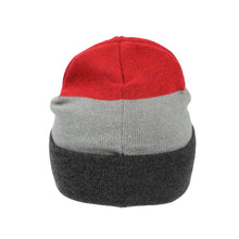 Load image into Gallery viewer, Dungeons and Dragons Game Striped Red Marled Embroidery Logo Knitted Beanie Hat for Winter