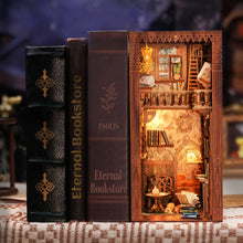 Load image into Gallery viewer, DIY Book Nook Kit: Eternal Bookstore with Dust Cover