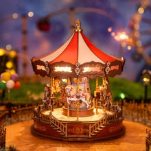 Load image into Gallery viewer, 3D Wooden Puzzle: Classic Carousel