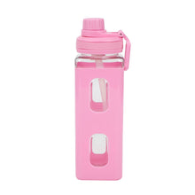 Load image into Gallery viewer, Hello Kitty Cassette Tape 24 oz. Square Plastic Water Bottle