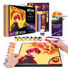 Load image into Gallery viewer, OKTO Manga Elements — Fire — 3D Clay Canvas Kit