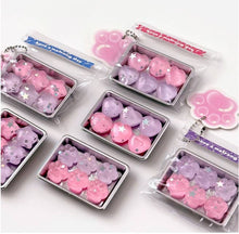 Load image into Gallery viewer, Sparkly Pastel Squishy Jelly Keyring – Fidget Pop Out Series