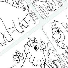 Load image into Gallery viewer, Undercover Art: Hidden Pattern Coloring Activity - Dino