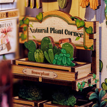 Load image into Gallery viewer, DIY Book Nook Kit: Green Life Bookshop