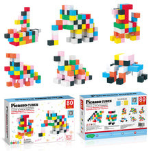 Load image into Gallery viewer, Magnet Cube Building Blocks 80 Piece 1.2" Magnetic Cube Toys