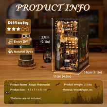 Load image into Gallery viewer, DIY Book Nook Kit: Magic Pharmacist with Dust Cover