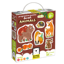 Load image into Gallery viewer, Progressive Puzzles Forest Animals