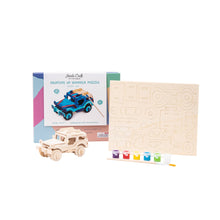 Load image into Gallery viewer, 3D Wooden Puzzle with Paint Kit: SUV