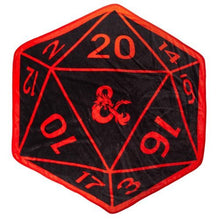 Load image into Gallery viewer, D&D D20 Shaped Throw Blanket