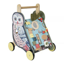 Load image into Gallery viewer, Manhattan Toy Wildwoods Owl Wooden Pushcart