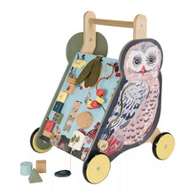 Load image into Gallery viewer, Manhattan Toy Wildwoods Owl Wooden Pushcart