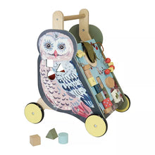 Load image into Gallery viewer, Manhattan Toy Wildwoods Owl Wooden Pushcart