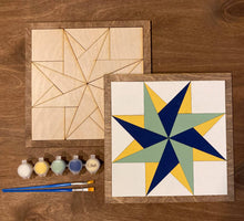 Load image into Gallery viewer, DIY Barn Quilt Pattern Painting Kit