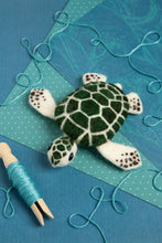 Load image into Gallery viewer, Baby Sea Turtle Mini Needle Felting Kit