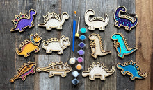 Load image into Gallery viewer, Mini Dinosaurs DIY painting Kit