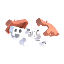 Load image into Gallery viewer, Halftoys - Hippo
