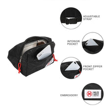 Load image into Gallery viewer, Spider-Man Across The Spider-Verse Miles Morales Logo 11.5” Black Fanny Pack
