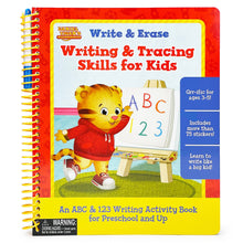 Load image into Gallery viewer, Daniel Tiger Write &amp; Erase Writing &amp; Tracing Skills for Kids
